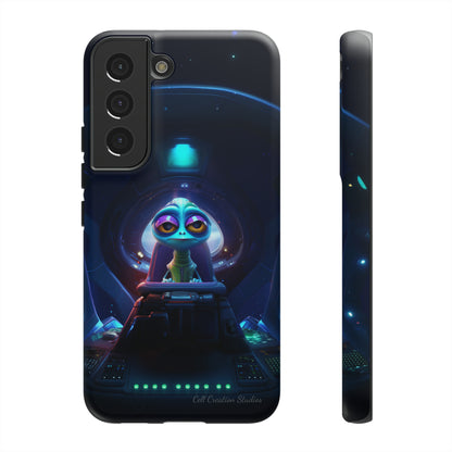 The "Cosmic Cruising Bored Alien" Phone Case -Tough Cases