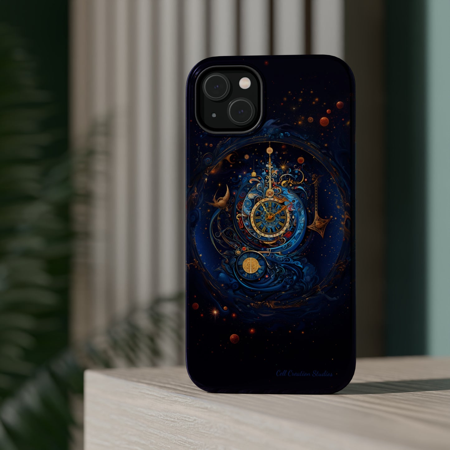 "Cosmic Clock Elegance" -MagSafe Tough iPhone Cases