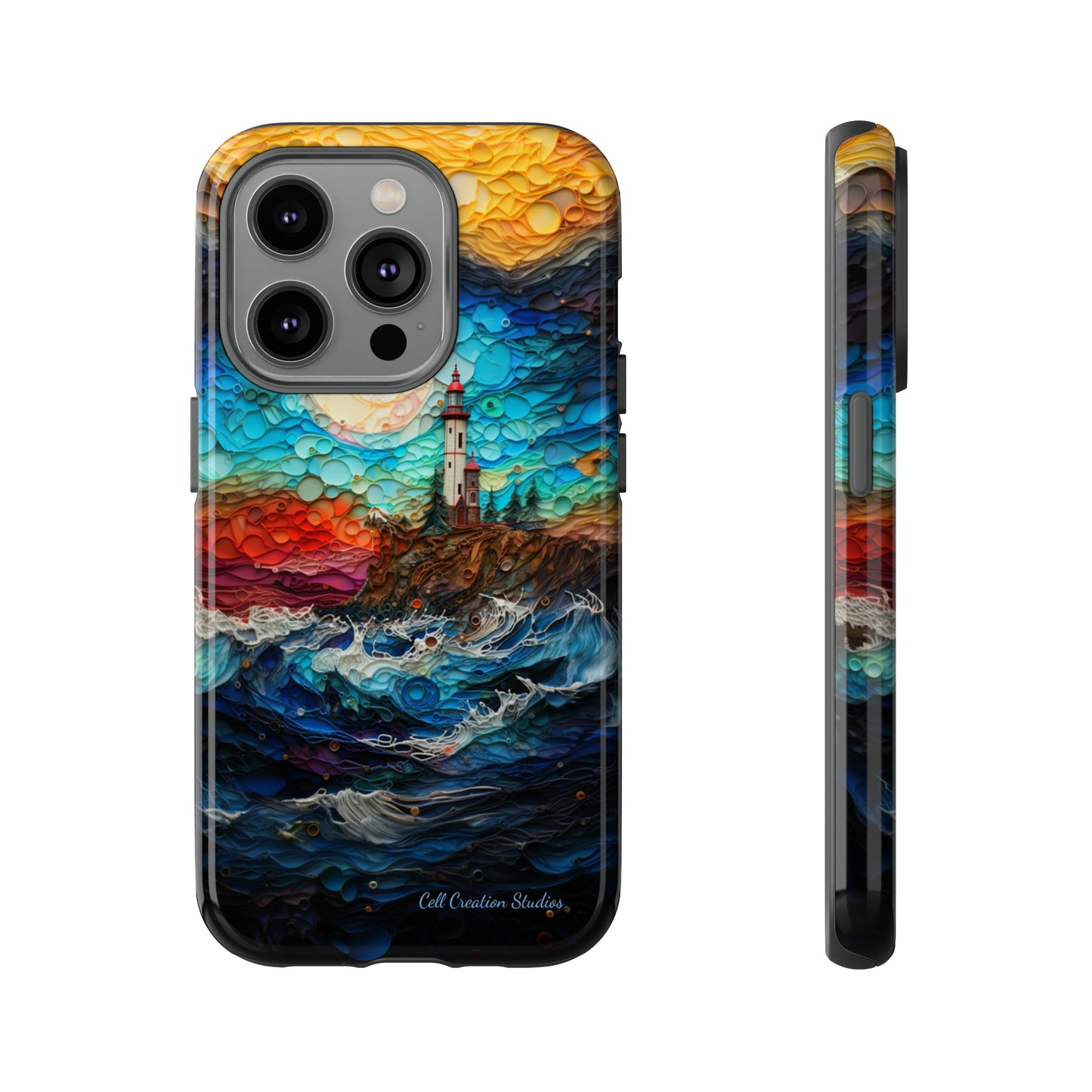 "Coastal Canvas Guardian" -Tough iPhone Cases