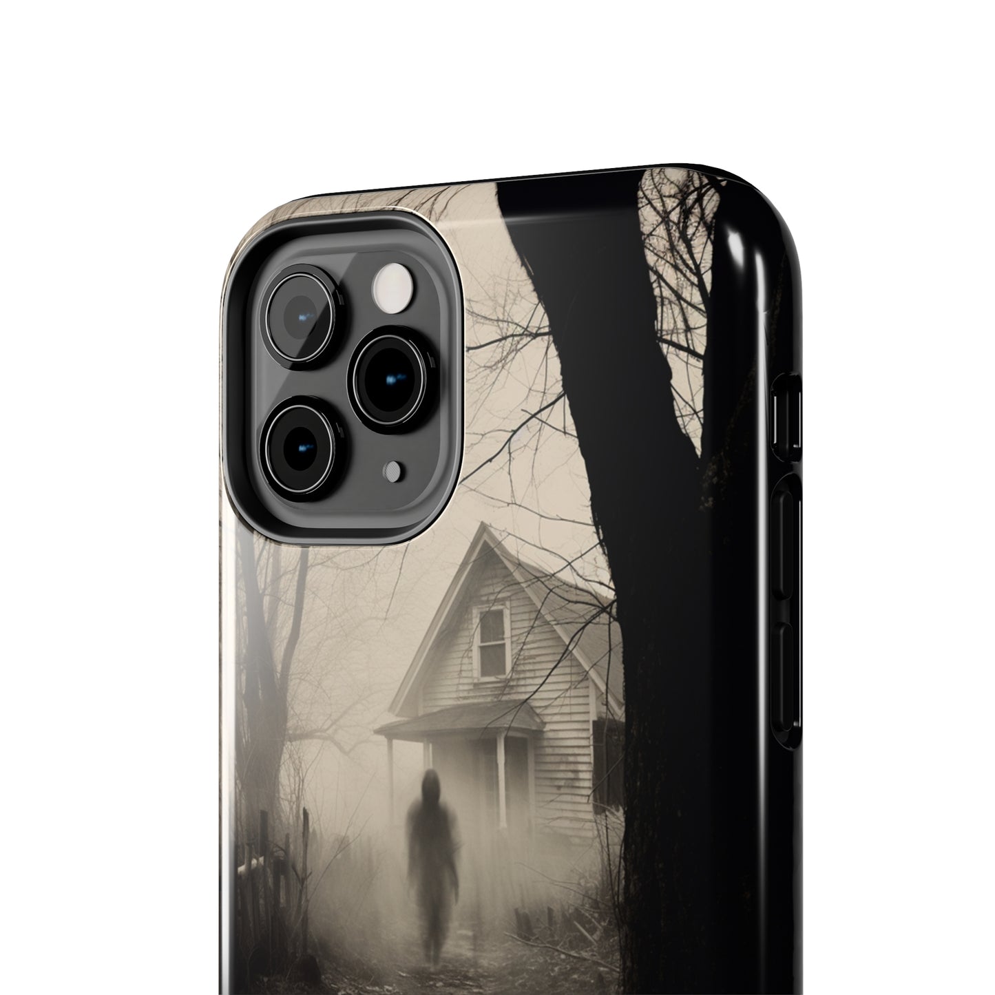 Introducing the "Ethereal Encounter" Cell Phone Case – Unveil the Mystery of the Ghostly Presence -Tough Phone Cases