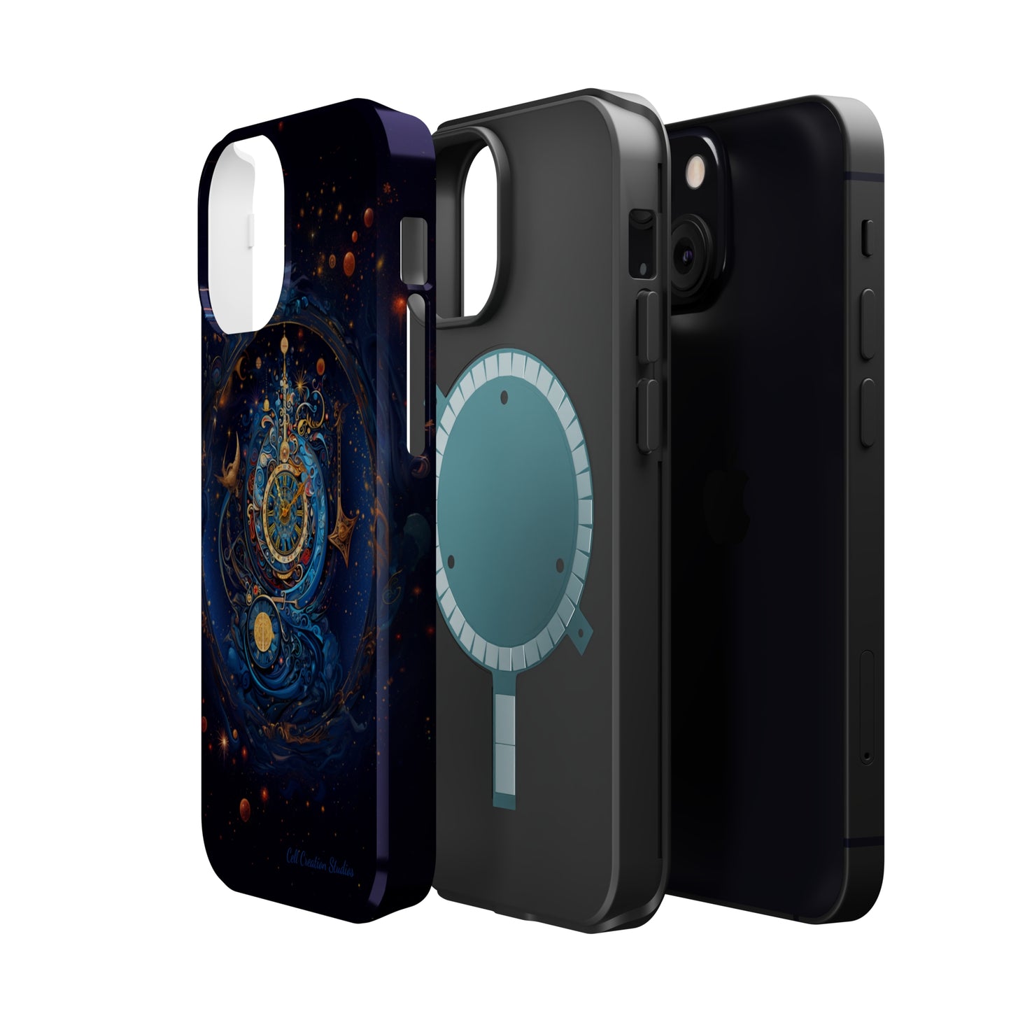 "Cosmic Clock Elegance" -MagSafe Tough iPhone Cases