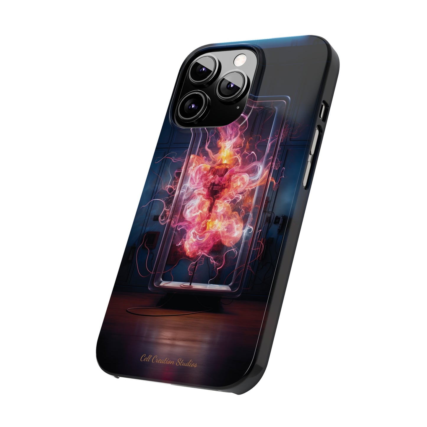 Introducing the "Ethereal Ember" Cell Phone Case – Capturing the Essence of Mystery -Slim Phone Cases