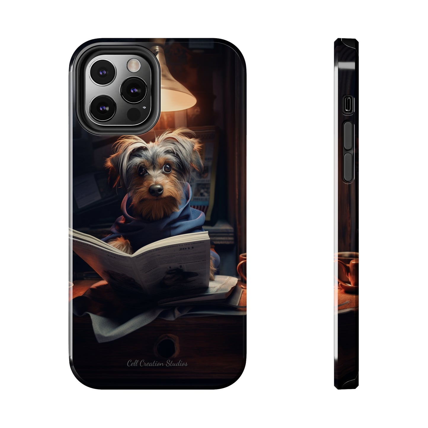 Introducing the "Canine Chronicle" Cell Phone Case – Where Tail-Wagging Tales Unfold! -Tough Phone Cases