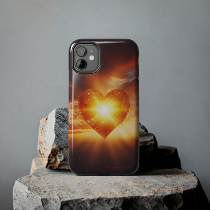 Introducing the "Sunlit Heart" Cell Phone Case – Embrace Love and Radiance -Tough Phone Cases