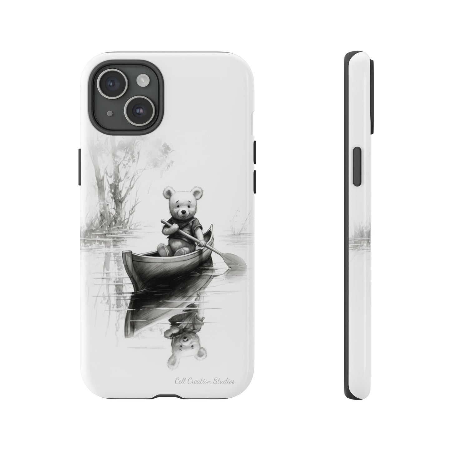 "Winnie-the-Pooh Rowing" Phone Case -Tough Cases