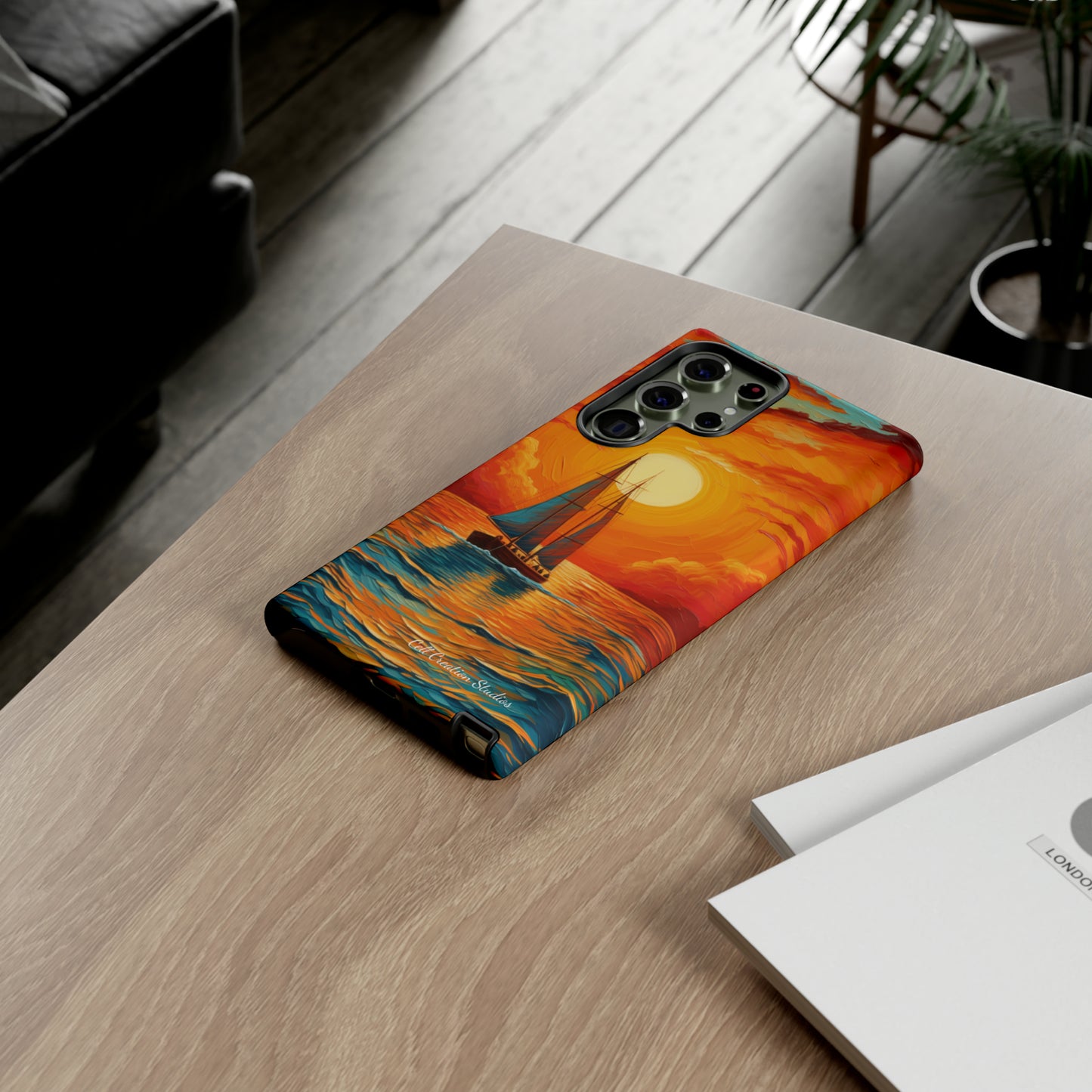 "Sailboat Sunset" - Tough Samsung Cases