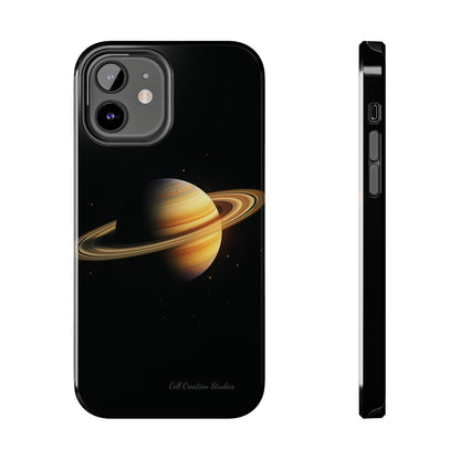 Introducing the "Saturn's Elegance" Cell Phone Case – A Cosmic Masterpiece -Tough Phone Cases