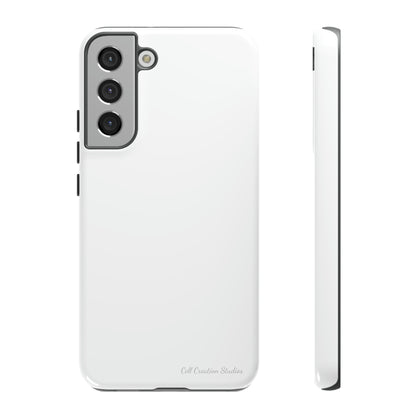 "Pure Elegance White" -Tough Samsung Phone Cases