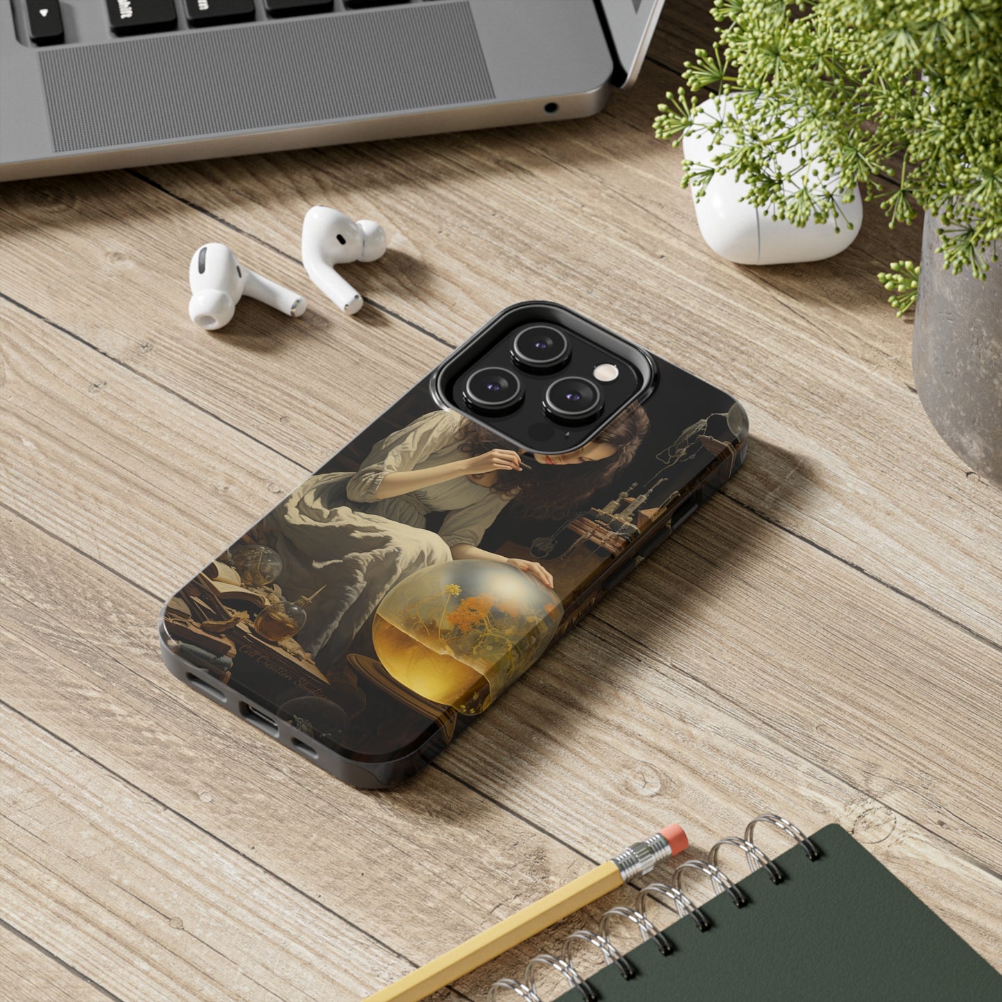 Introducing the "Mystic Botanist" Cell Phone Case – Discover the Secrets Within -Tough Phone Cases