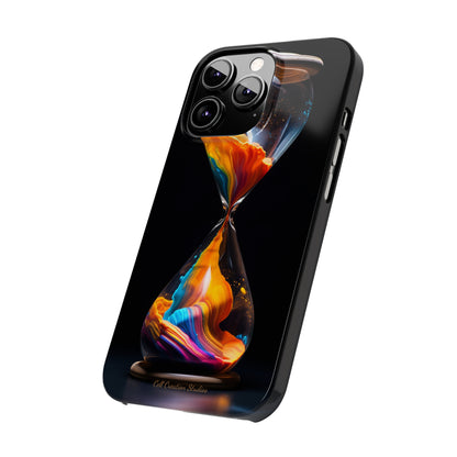 Introducing the "Vibrant Sands of Time" Cell Phone Case – Embrace the Beauty of Colorful Hourglass Design -Tough Cases