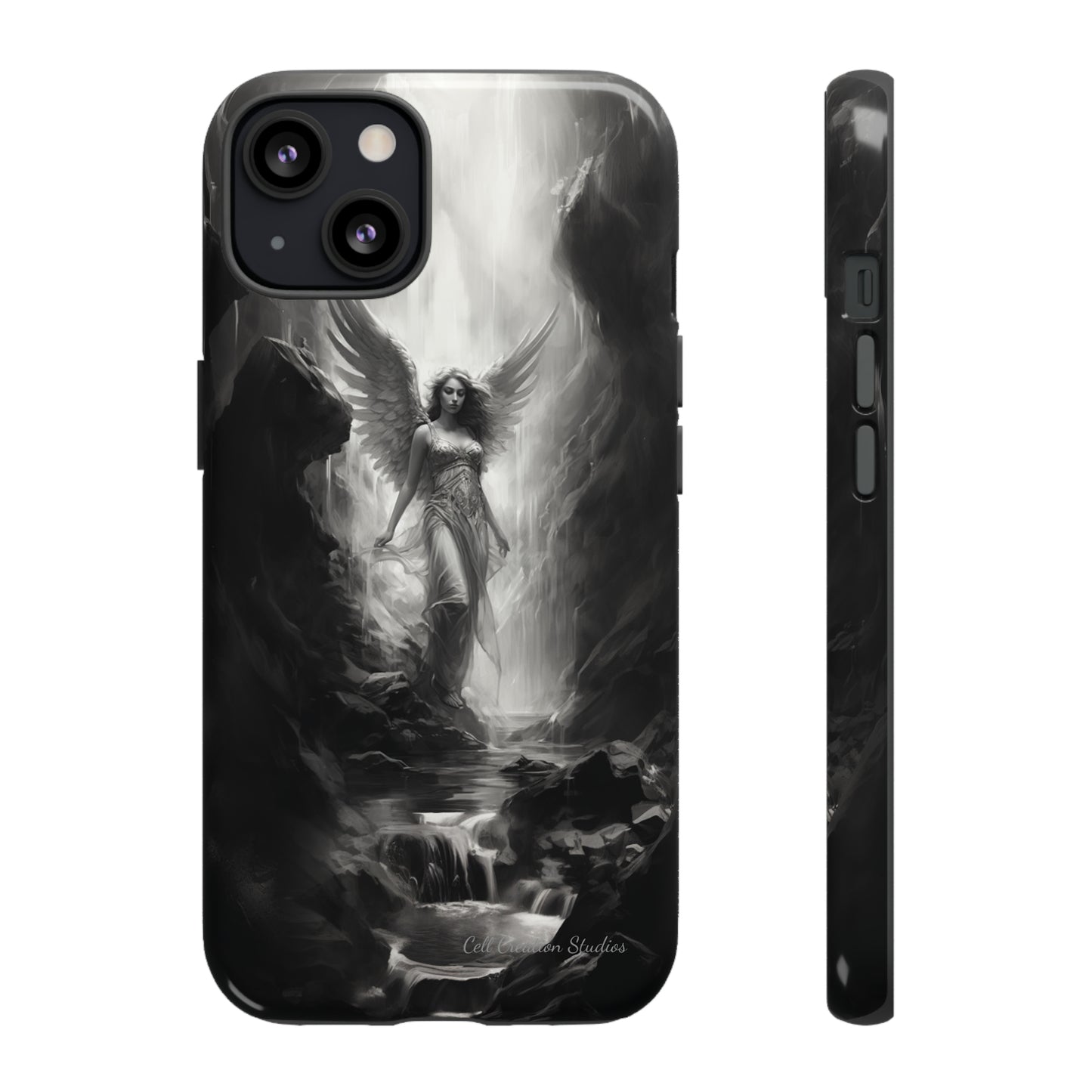 "Seraphic Streams" Angelic Ravine Phone Case -Tough Cases