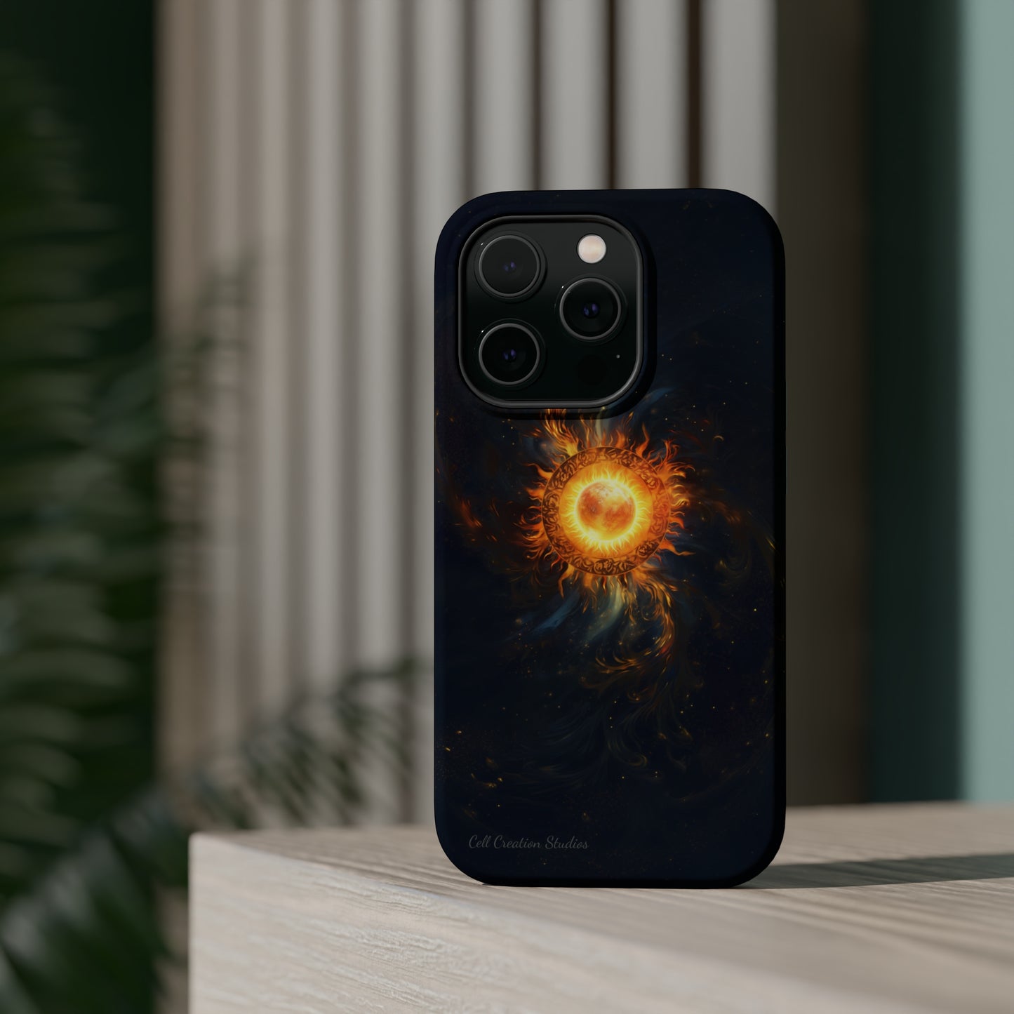 Introducing the "Celestial Sun and Stars" Cell Phone Case – Carry the Cosmos with You -MagSafe Tough Cases