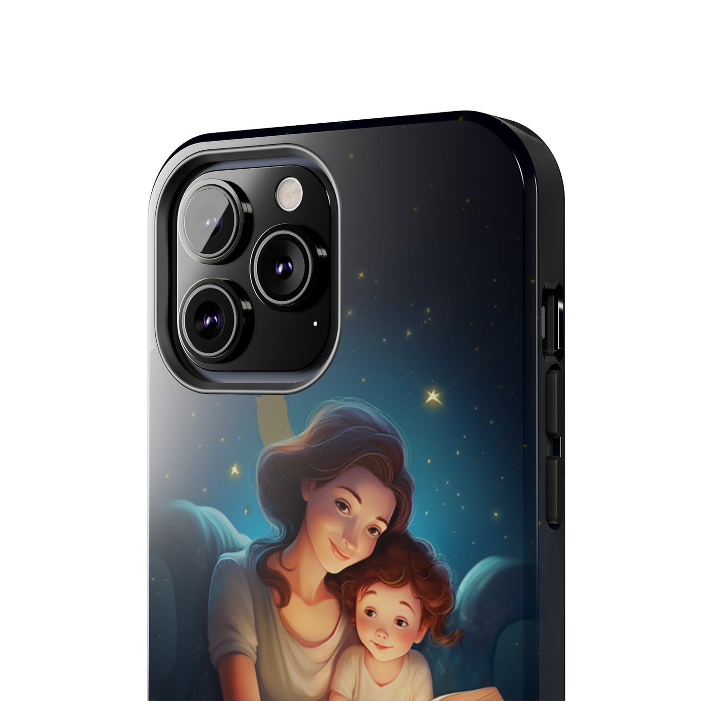 Introducing the "Bedtime Story Bliss" Cell Phone Case – Cherish Heartwarming Moments with Every Glance -Tough Phone Cases