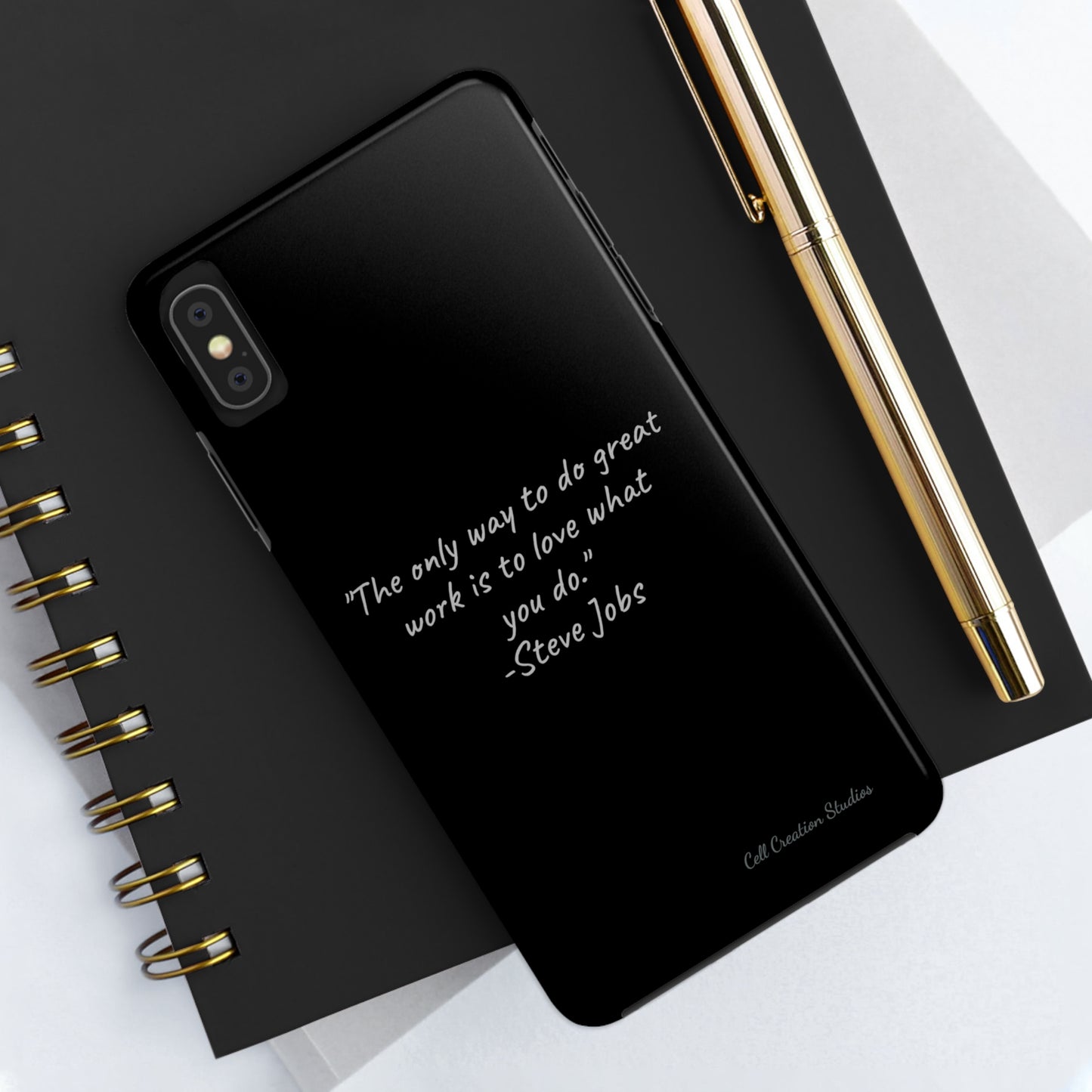 The "Love What You Do" Steve Jobs Quote Phone Case -Tough Phone Cases