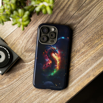 "Cosmic Dragon Unleashed" -Tough iPhone Cases