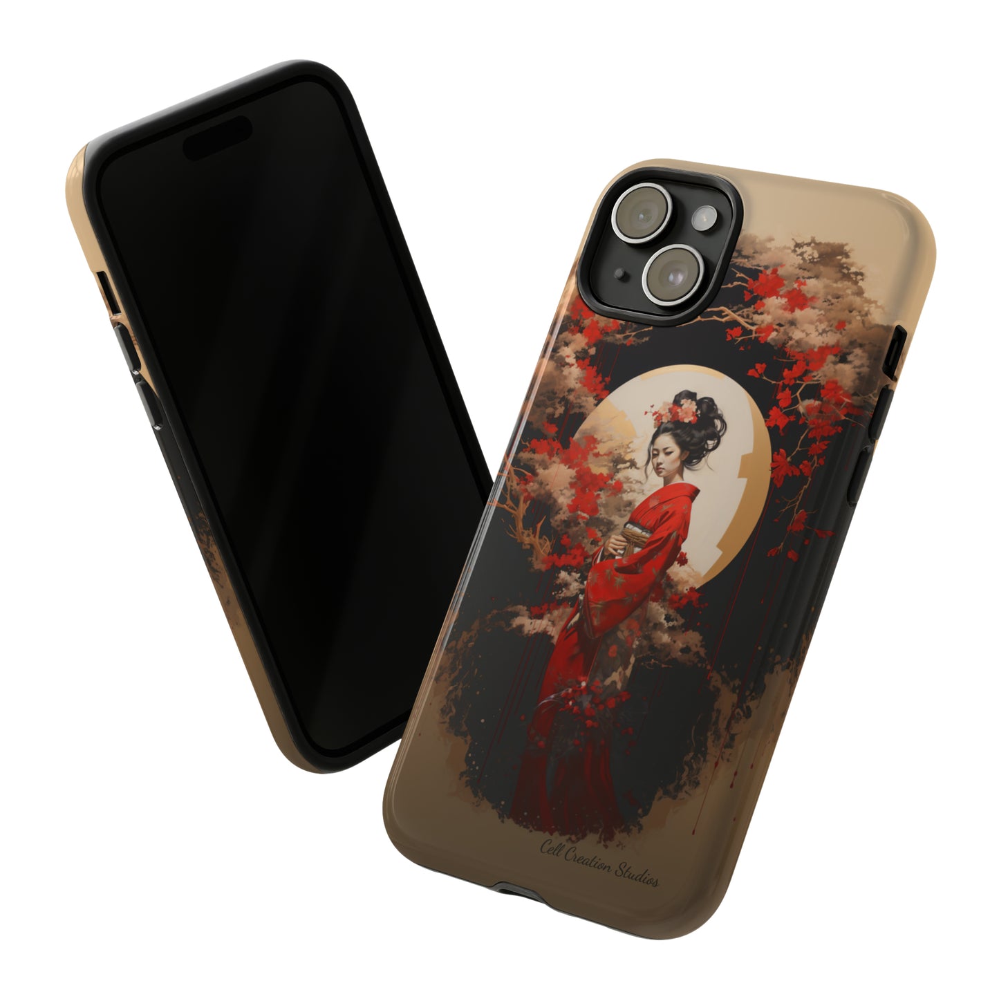 "Japanese Geisha Art" Phone Case -Tough Cases