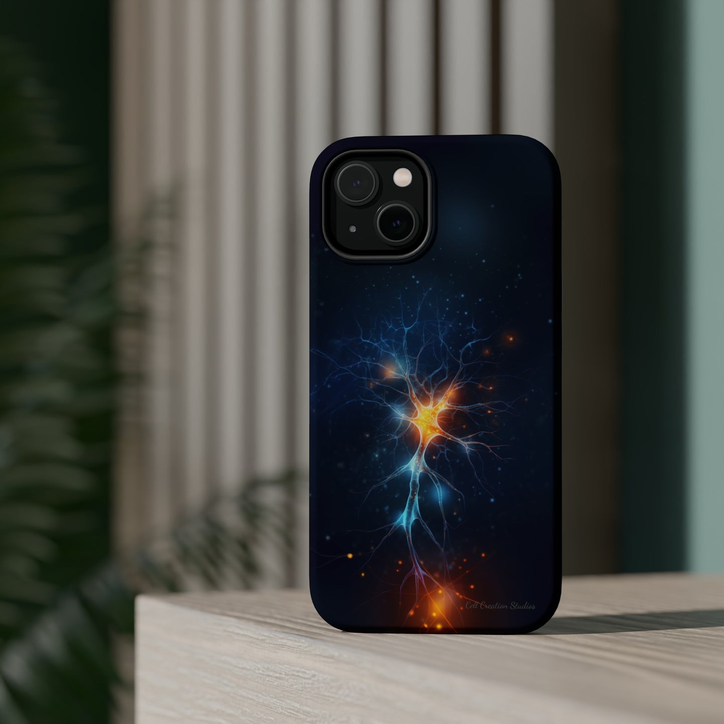 Introducing the "Luminous Neuron" Cell Phone Case – Illuminate Your Connection! -MagSafe Tough Cases