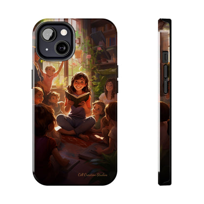 Introducing the "Inspiring Teacher's Tale" Cell Phone Case – Capture the Joy of Storytime -Tough Phone Cases