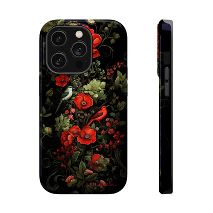 "Floral Serenade Elegance" -MagSafe Tough iPhone Cases