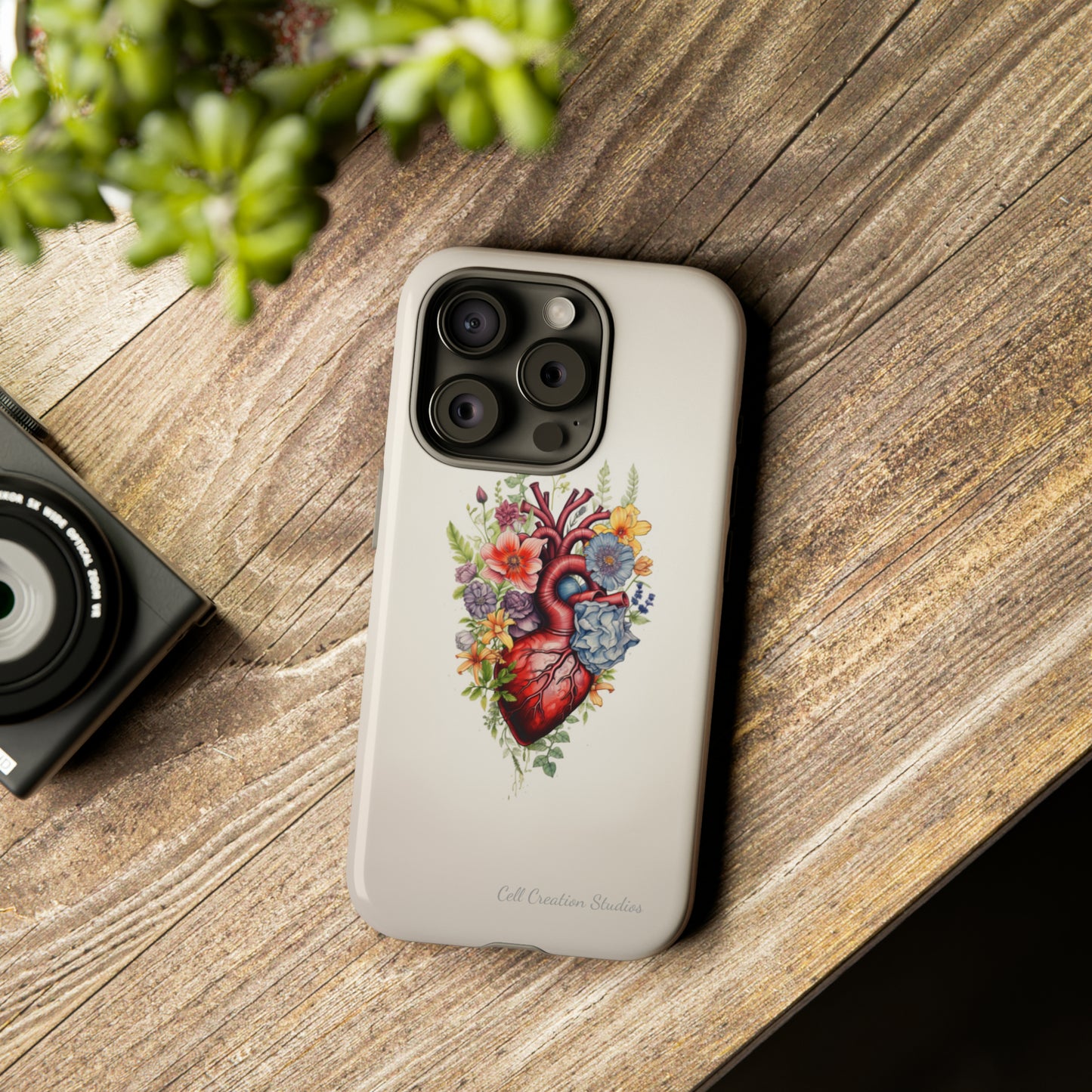 "Blooming Hearts" -Tough iPhone Cases