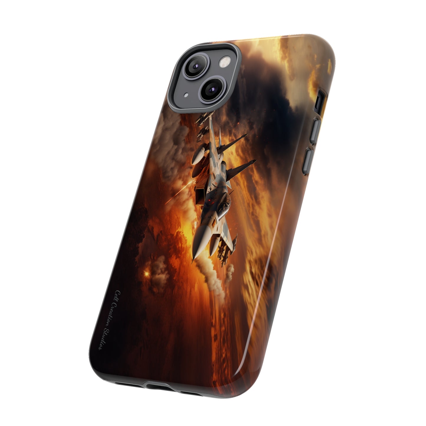 Introducing the "Sky Dominator" Fighter Jet Cell Phone Case – Unleash High-Flying Power! -Tough Cases