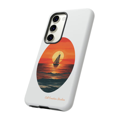 "Sailboat Sunset Serenity" -Tough Samsung Cases