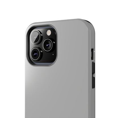 "Sleek Silver Essence" -Tough iPhone Cases