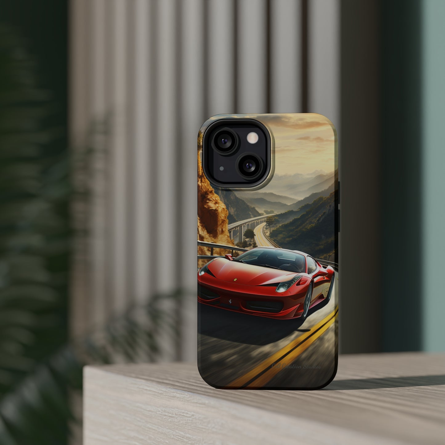 "Mountain Majesty Ferrari Edition" -MagSafe Tough iPhone Cases