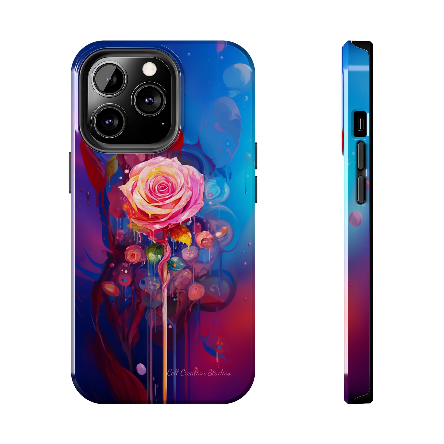 "Dreamy Rose Bloom Fantasy" -Tough iPhone Cases