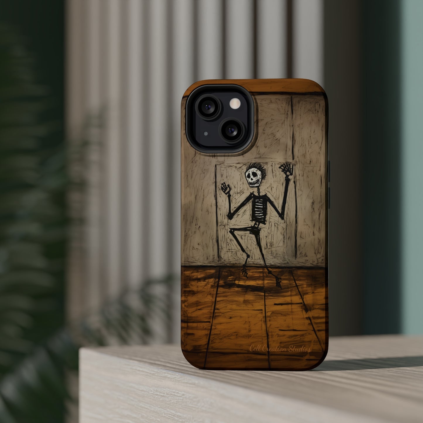 "Groovy Bones Skeleton" -MagSafe Tough iPhone Cases