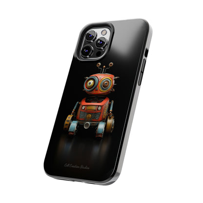 Introducing the "Toy Robot Delight" Cell Phone Case – Embrace Nostalgia with a Playful Robotic Companion! -Tough Phone Cases