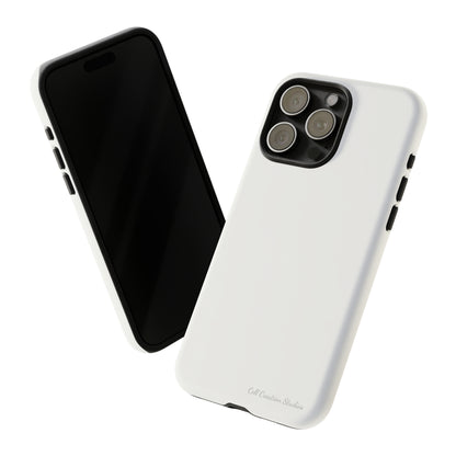 "Pure Elegance White" -Tough iPhone Cases