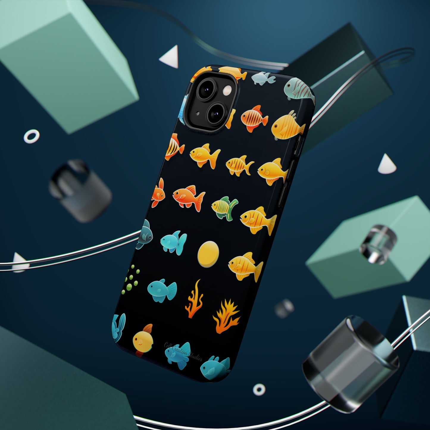 "AquaArt Fish" -MagSafe Tough Phone Cases