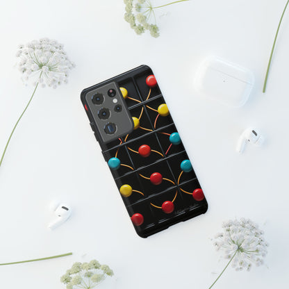 "Vibrant Spheres Fusion" -Tough Phone Cases