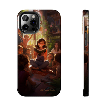 Introducing the "Inspiring Teacher's Tale" Cell Phone Case – Capture the Joy of Storytime -Tough Phone Cases