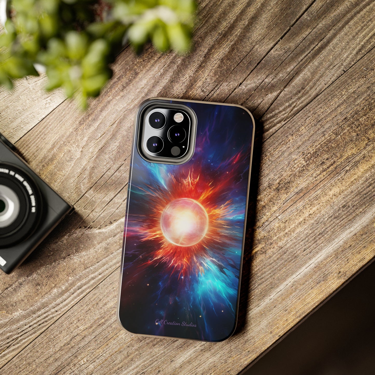 Introducing the "Stellar Cataclysm" Cell Phone Case – Capture the Cosmic Drama of a Neutron Star Explosion! -Tough Phone Cases