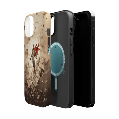 Introducing the "Heroic Guardian" Cell Phone Case – Unleash Your Inner Superhero with Captivating Design -MagSafe Tough Cases