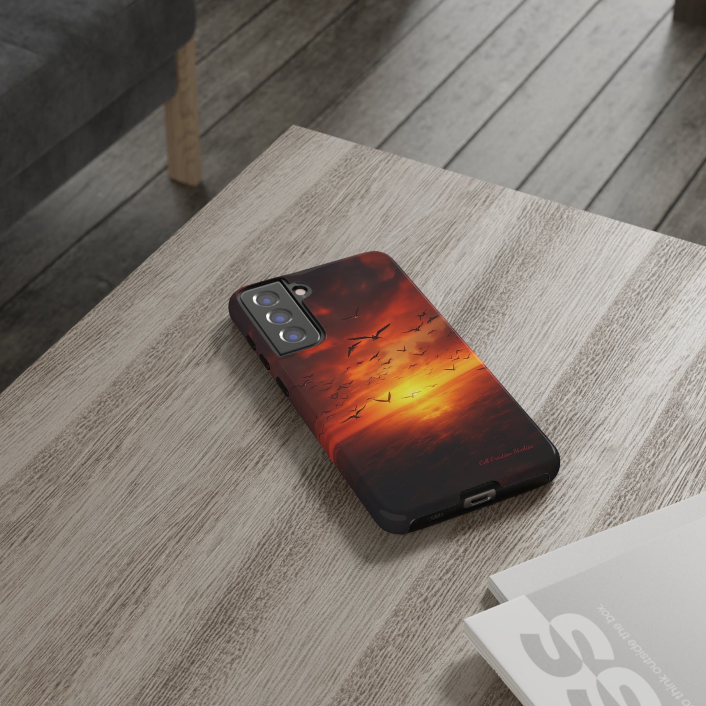 Introducing the "Sunset Soar" Cell Phone Case – Embrace Freedom and Beauty -Tough Cases