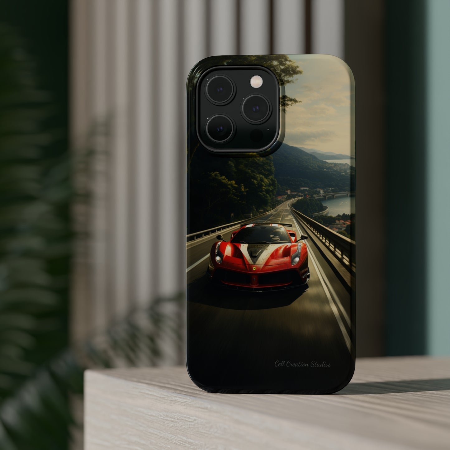 "Tropical Thrill Ferrari Edition" -MagSafe Tough iPhone Cases