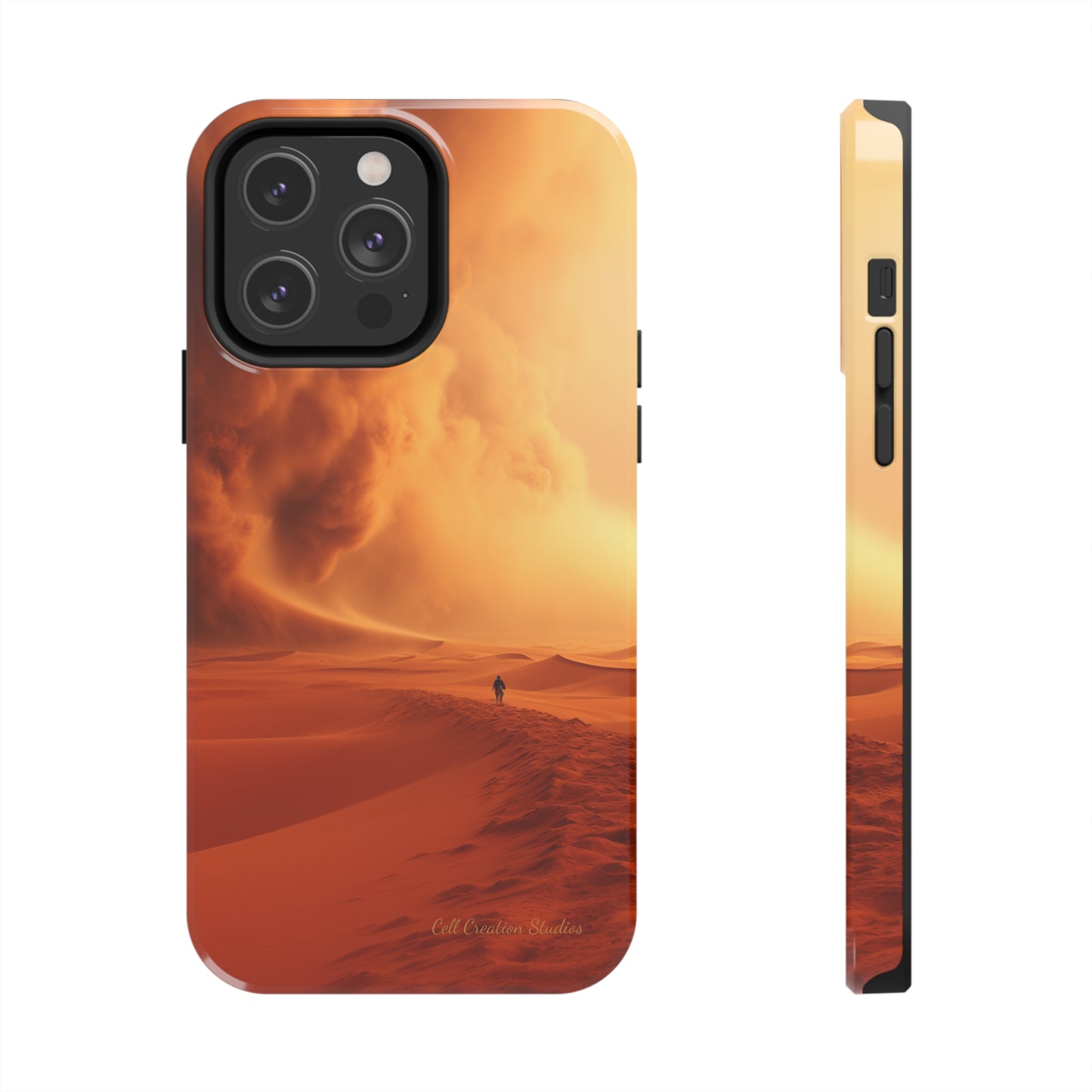 Introducing the "Desert Wanderer" Cell Phone Case – Embark on a Journey through Sand and Storm -Tough Phone Cases