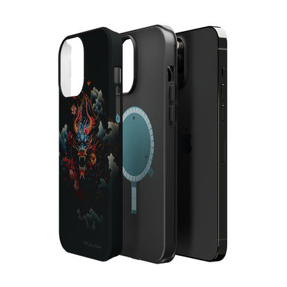 Introducing the "Japanese Dragon Majesty" Cell Phone Case – Embrace the Legend in Style -MagSafe Tough Cases