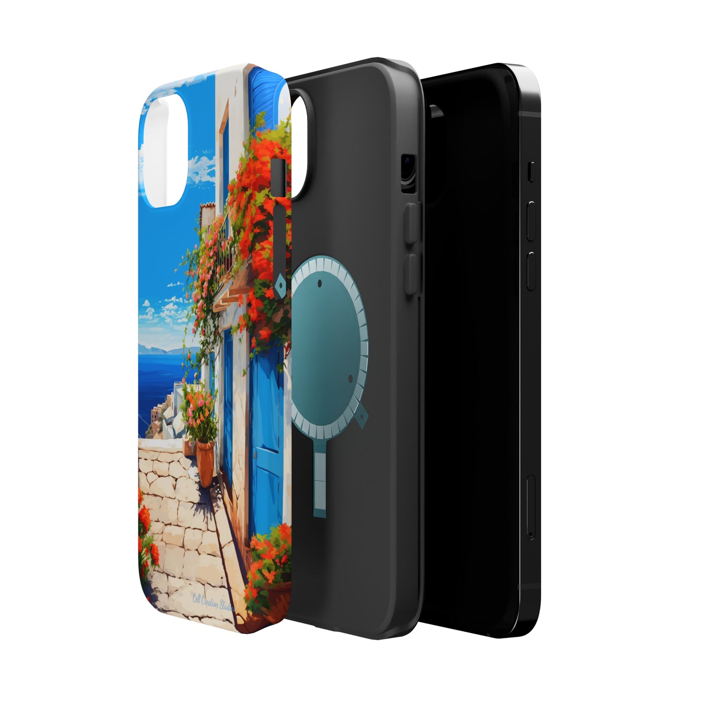 "Mediterranean Bliss Horizon" -MagSafe Tough iPhone Cases