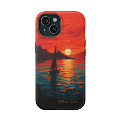 "Serenity at Sunset" -MagSafe Tough iPhone Cases