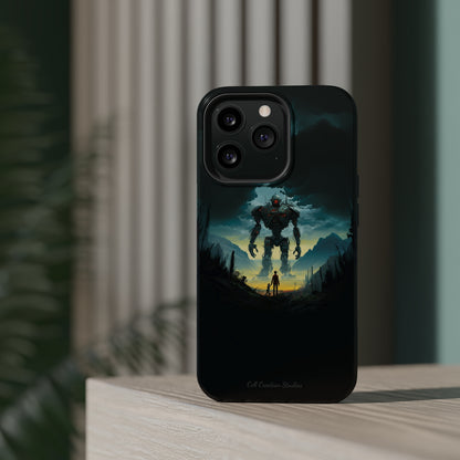 Introducing the "Rising Titan" Cell Phone Case – Witness the Astonishing Emergence of a Giant Robot! -MagSafe Tough Cases