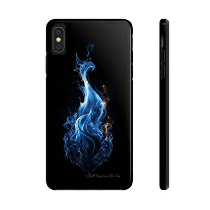 "Blue Flame" Phone Case: Ignite Your Style with Fiery Elegance -Tough Phone Cases