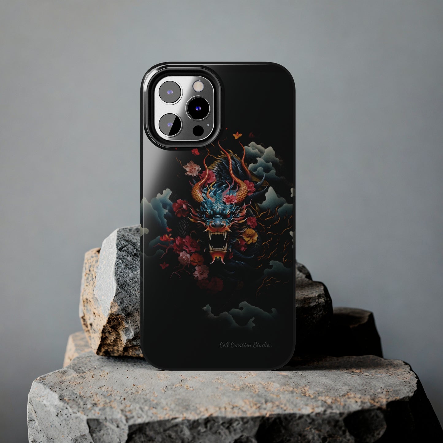 Introducing the "Japanese Dragon Majesty" Cell Phone Case – Embrace the Legend in Style -Tough Phone Cases