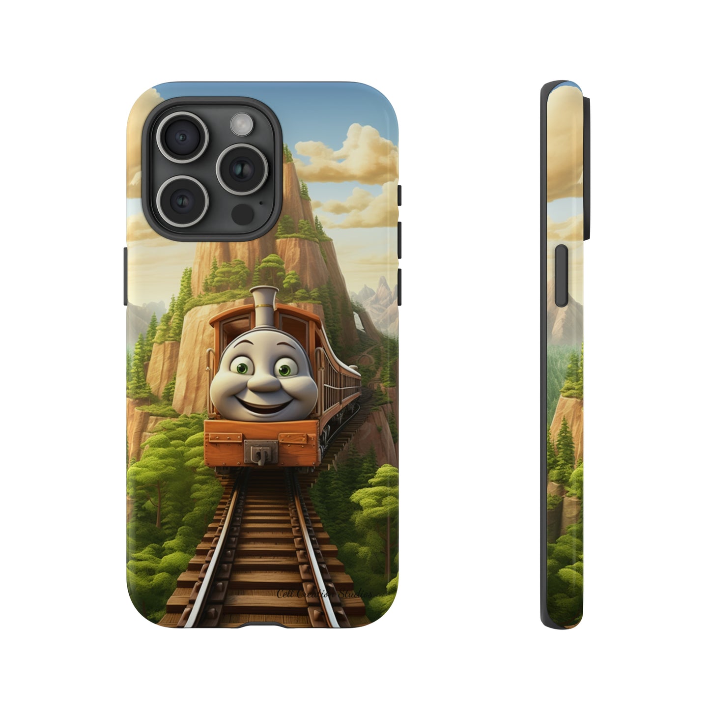 The "Mountain Journey Train" Character Phone Case-Tough Cases