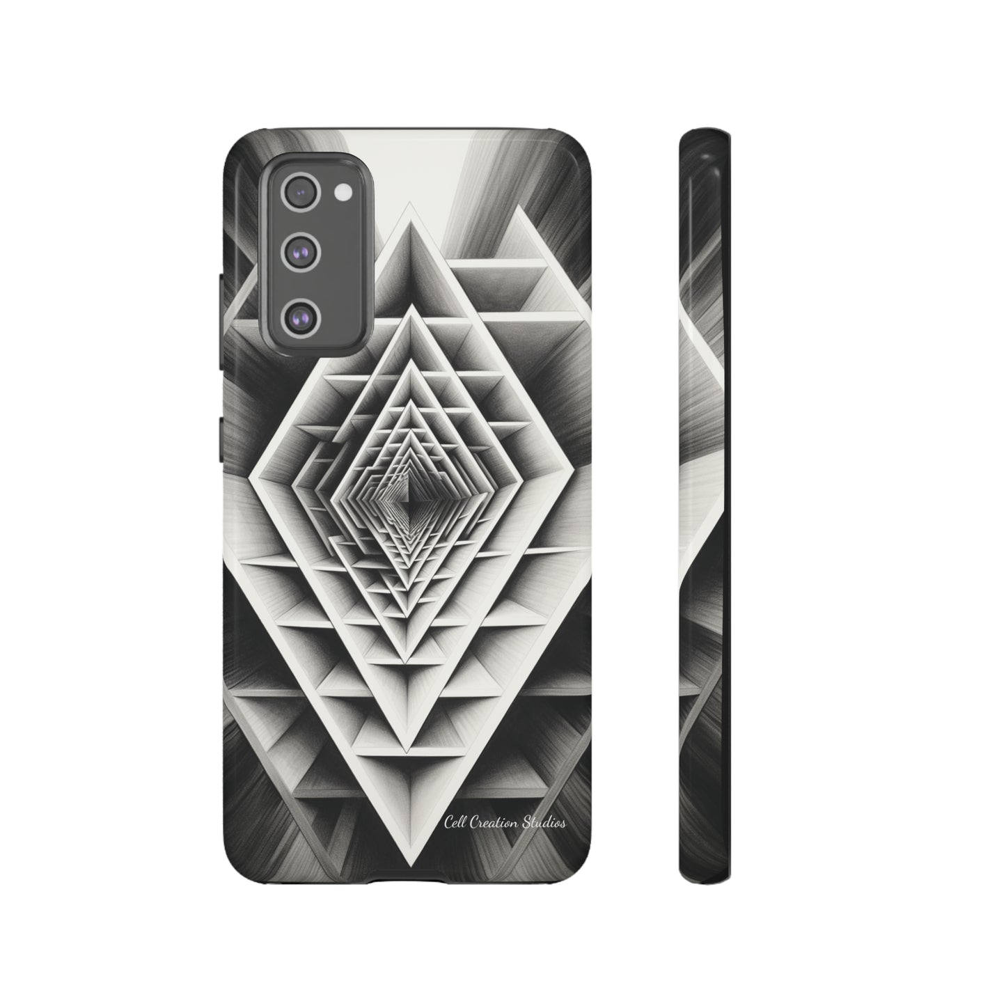 The "Geometric Triangle" Cell Phone Case -Tough Cases