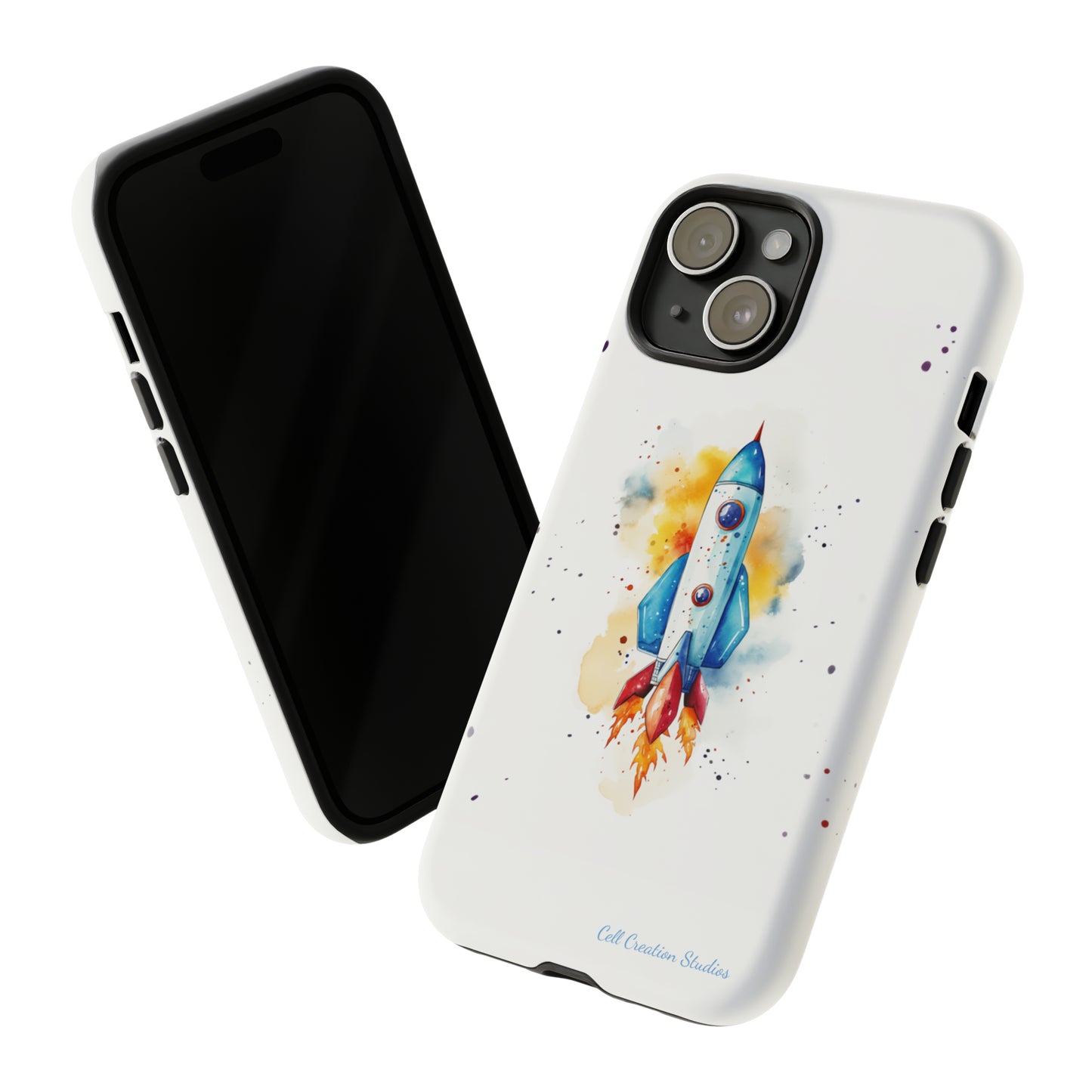 Introducing our "Cosmic Rocket" Cell Phone Case – Where Style Meets Adventure -Tough Cases