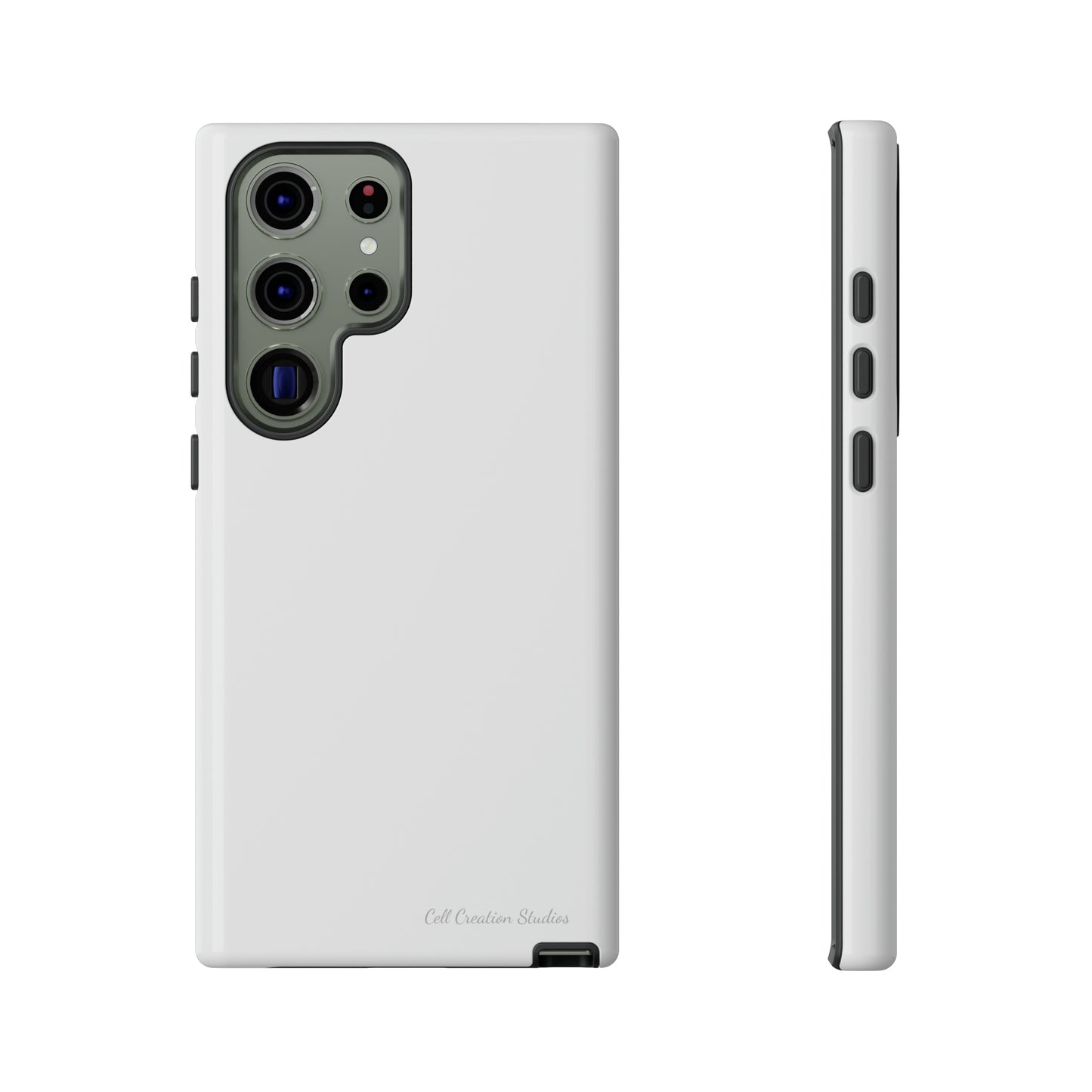 "Pure Elegance White" -Tough Samsung Phone Cases